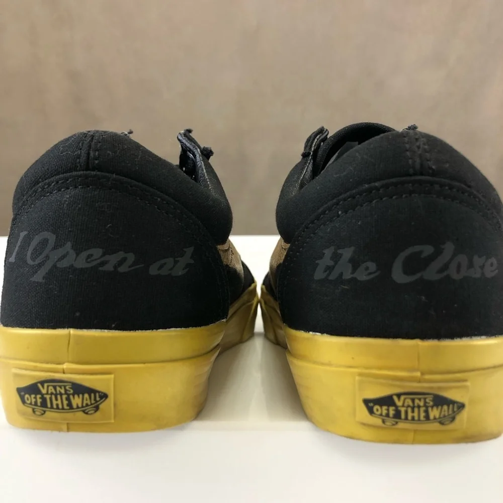 VANS Old Skool x Harry Potter black gold Snitch sneakers Size 7.5